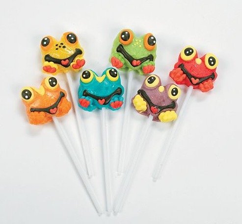 Frosted Frog Suckers (12 pc)