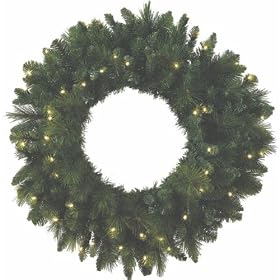 Neo Neon LED-025DIY-300-A-3V-M Battery Operated PVC Wreath With Dome Lights (Pack of 2) by NEO NEON INTERNATIONAL LTD