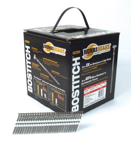 Bostitch RH-S8DR113-HQ Hurriquake 21 Degree Plastic Collated Stick Framing Nails 5,000-Qty. 2-1 2-by-.113-inch