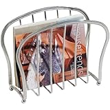 InterDesign York Lyra Magazine Holder, Chrome