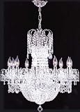 LAMPS BEAUTIFUL Belair Sixteen Light Crystal Chandelier by James R. Moder