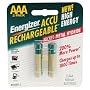 Energizer NH12BP-2 AAA Nickel Rechargeable Battery (2-Pack)