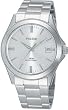 Stainless Steel Dress Watch Silver Dial