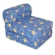 Children's Studio Chair Sleeper Jr. Twin 24" Starfish Pattern By Elite Furniture