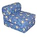 Children's Studio Chair Sleeper Jr. Twin 24 Starfish Pattern By Elite Furniture