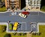 Parking Lot 4"x 8" w/Spaces & 4 Meters HO NOC60550