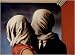 Artist Rene Magritte Fine Art Poster Print of Painting The Lovers
