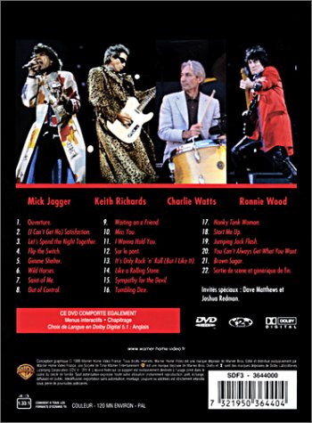 Cover image : The Rolling Stones: Bridges to Babylon Tour '97-98 [Region 2]