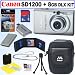 Canon PowerShot SD1200IS 10 MP Digital Camera (Light Gray) + 8GB Deluxe Accessory Kit