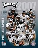 75th YEAR ANNIVERSARY 2007 PHILADELPHIA EAGLES STARS TEAM PHOTO PLAQUE
