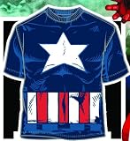  : Marvel Captain America Costume T-Shirt Size Large