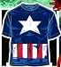 Search : Marvel Captain America Costume T-Shirt Size Large