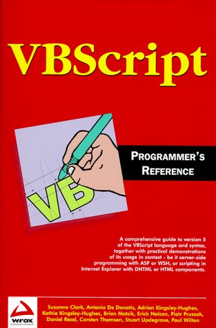 Buy Vbscript Programmer's Reference online at Discounted New and Used prices. Delivered to your door with Off-The-Bookshelf.