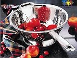 Stainless Steel 3 Quart Colander w/ Long Handle