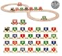 Alphabet Wood Train Tiber Toots