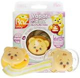 Razbaby Vapor-Raz Aromatherapy Clip with Menthol/Eucalyptus and Lavender Pads, 3 Months