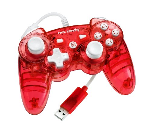 PDP Rock Candy Red Wired Controller for Playstation 3 (PS3) - PL6460R