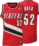 Greg Oden Jersey: adidas Red Swingman #52 Portland Trailblazers Jersey