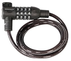 Mongoose Cable Combo Bicycle Lock (5-Feet)