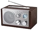 Scott RX 19 Radio-Tuner (UKW-/MW-Tuner, SD/MMC-Kartenleser, USB) braun