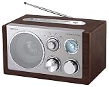 Scott - RX 19 WS - Radio - Design r�tro en bois - AM / FM - USB et Cartes SD/MMC - Entr�e AUX