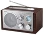 Scott RX 19 Radio-Tuner (UKW-/MW-Tuner, SD/MMC-Kartenleser, USB) braun