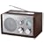 Scott RX 19 Radio-Tuner (UKW-/MW-Tuner, SD/MMC-Kartenleser, USB) braun