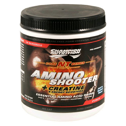 Buy Champion Nutrition Amino Shooter Essential Amino Acid Drink Plus Creatine and Energy Boosters,... by Champion Nutrition