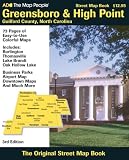 Greensboro/High Point/Guilford County, NC, Atlas (Street Map Books)
