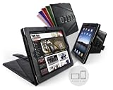 Tuff-Luv Tri-Axis Stasis Series: Veggie Leather case cover for Apple iPad 2 - Black