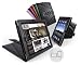 Tuff-Luv Tri-Axis "Stasis" Series: Genuine Leather case cover for Apple iPad 2 - Black