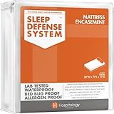 Sleep Defense System - Waterproof / Bed Bug Proof Mattress Encasement - 38-Inch by 75-Inch, Twin