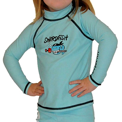 iQ-Company Kinder UV Shirt Longsleeve Swordfish, green-blue, 116