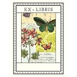 Cavallini Pack of 2 Book Plates Ex Libris 18 in each package, 36 count total,Flora Fauna Butterfly 51DZL3u4KbL. SL160 Cavallini Pack of 2 Book Plates Ex Libris 18 in each package, 36 count total,Flora Fauna Butterfly