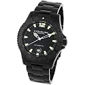 Stuhrling Original Men's Water Sports 'Regatta' Automatic Black Ion-Plated Dive Watch #161.33511