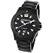 Stuhrling Original Men's Water Sports 'Regatta' Automatic Black Ion-Plated Dive Watch #161.33511