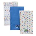 Gerber 3PK Burp Cloths - Blue