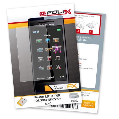 FoliX FX-Antireflex Displayschutzfolie f&uuml;r Sony-Ericsson Aino / U10 U10i - Displayschutz a Preisvergleich