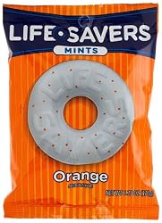 LifeSavers Orange Mints Hard Candy, 6.25-Ounce Bags (Pack of 12)