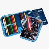 Star Wars Federmappe Federmäppchen SW 11044 gefüllt mit Markenstiften von Lyra 30 teillig