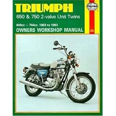 Triumph 650 and 750 4 Valve Unit Twins Owner's Workshop Manual (Motorcycle Manuals)