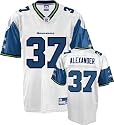 Shaun Alexander Jersey: Reebok White Replica #37 Seattle Seahawks Jersey