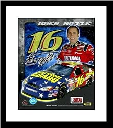 Greg Biffle NASCAR Auto Racing Framed 8x10 Photograph Signature Series Collage