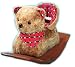 Heunec 730595 - Schaukelbär, 80 cm