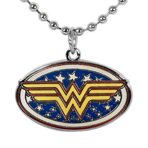  Wonder Woman Classic Logo Necklace