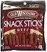 Old Wisconsin Beef Snack Sticks, 8-Ounce Pouch (Pack of 6)
