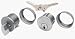 C.R. LAURENCE AMR605CTA CRL Aluminum AMR Series Keyed Cylinder and Thumbturn for Cent...