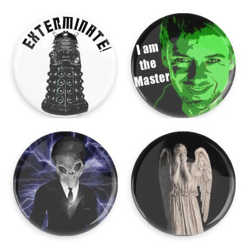 Doctor Who Villains 1.5 Inch Fridge Magnets Value Pack