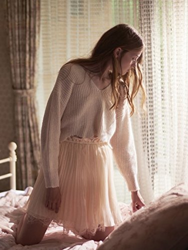 snidel(スナイデル)ショートニットプリーツコンビワンピース