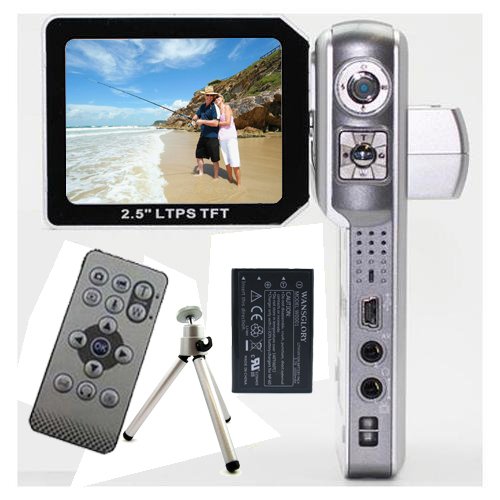 SVP HDDV-3001 12MP Max. 6-in-1 Multi-Functional Camcorder with a 2.5 TFT LCD Monitor! (Free-a Sturdy Tripod & 2 Li-ion batteries)